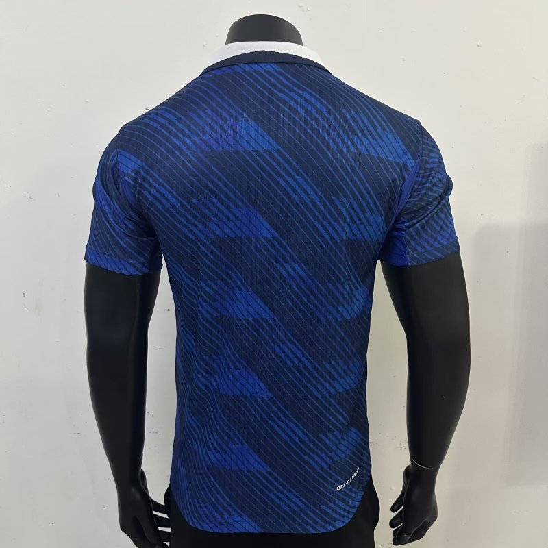 26-27 France Home Player Version Soccer Jersey