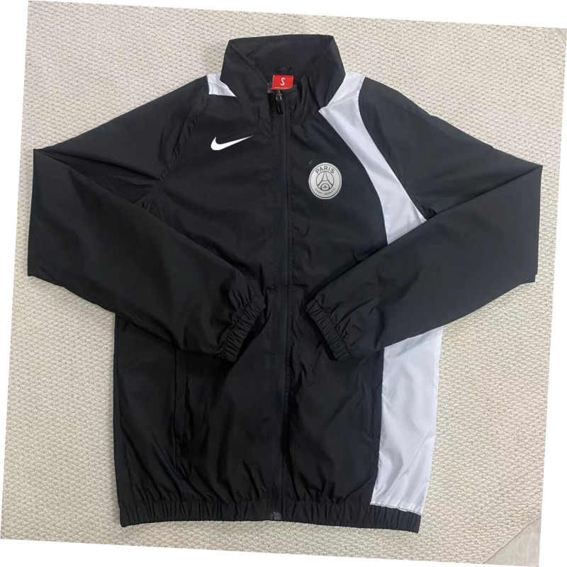25-26 PSG Black Windbreaker