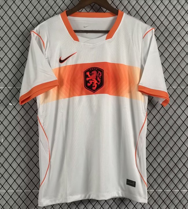 26-27 Netherlands Away Fans Soccer Jersey