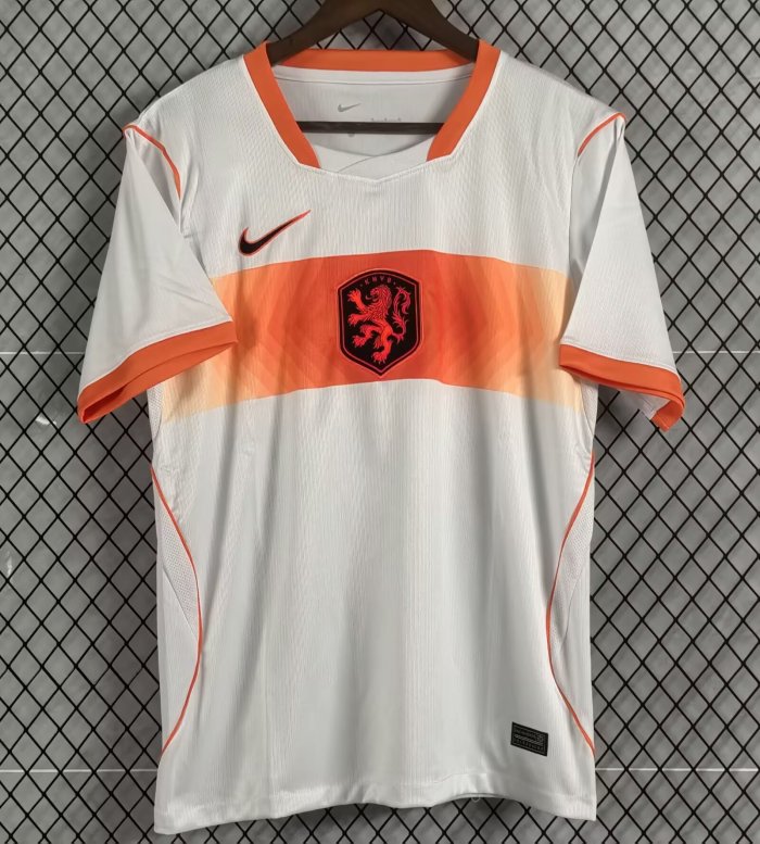 26-27 Netherlands Away Fans Soccer Jersey