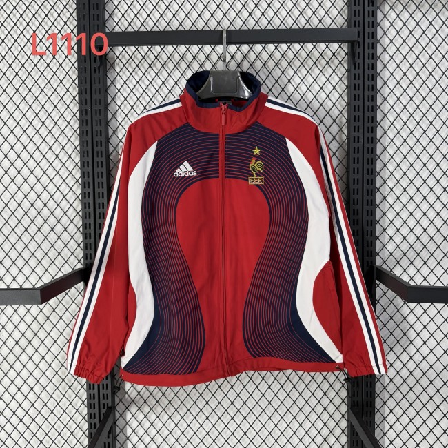 26-27 France Red Windbreaker