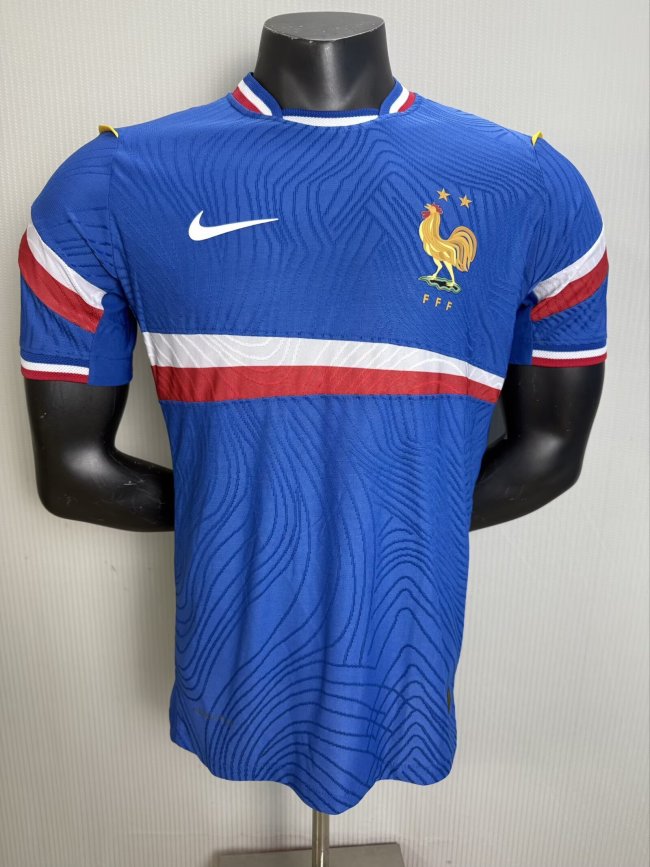 26-27 France Blue Player Version Soccer Jersey