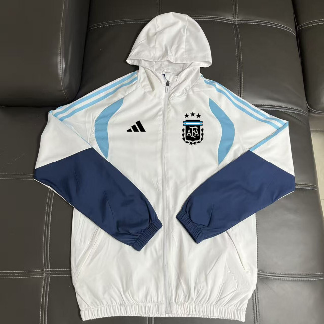 26-27 Argentina White Windbreaker