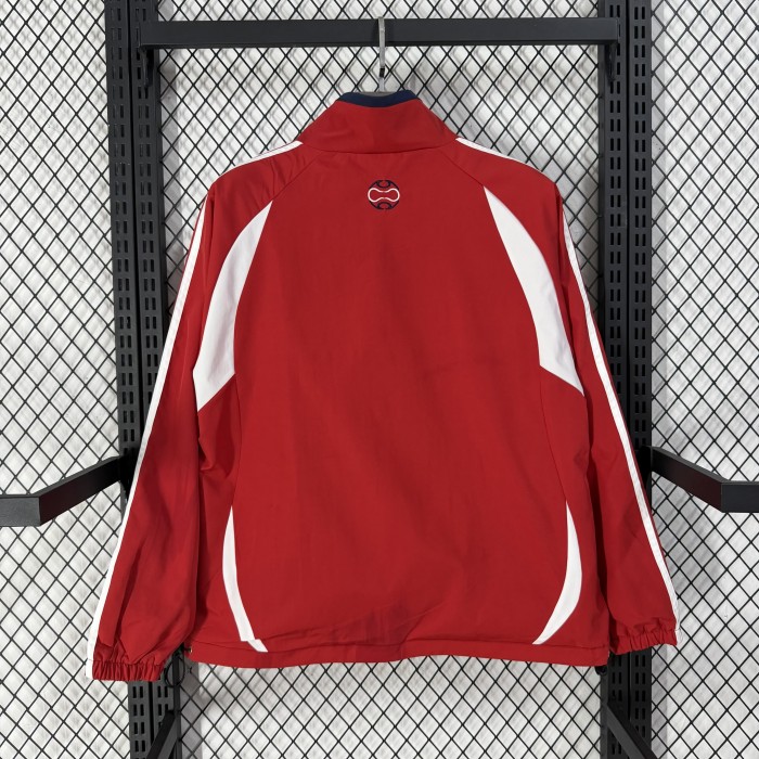 26-27 France Red Windbreaker