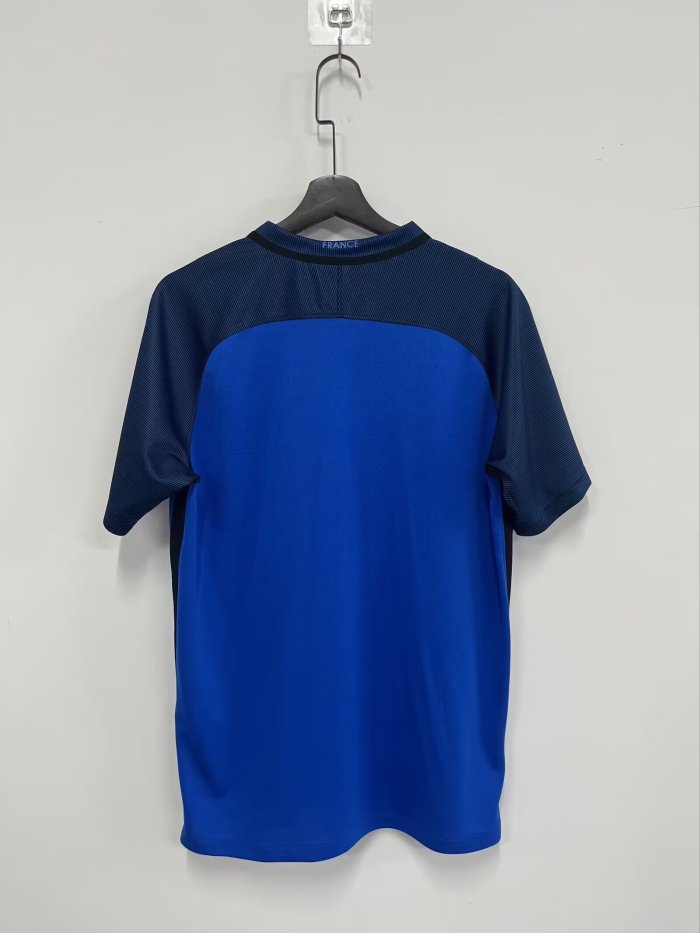 2016 France Home Retro Soccer Jersey
