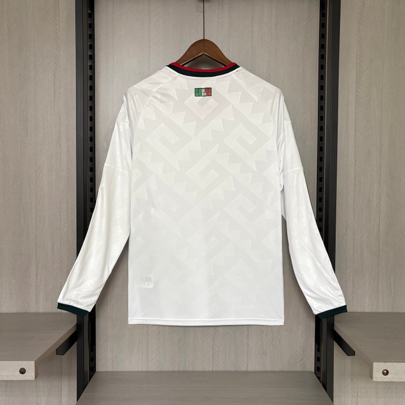 26-27 Mexico Away Fans Long Sleeves Soccer Jersey
