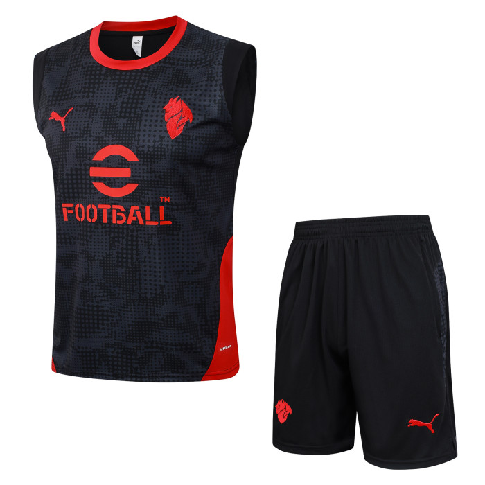 25-26 ACM Black Tank top and shorts suit