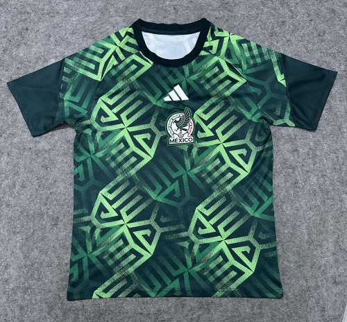 26-27 Mexico Green Fans Soccer Jersey