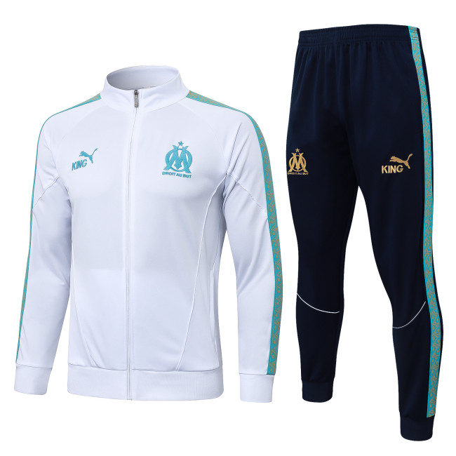 25-26 Marseille White Jacket Tracksuit