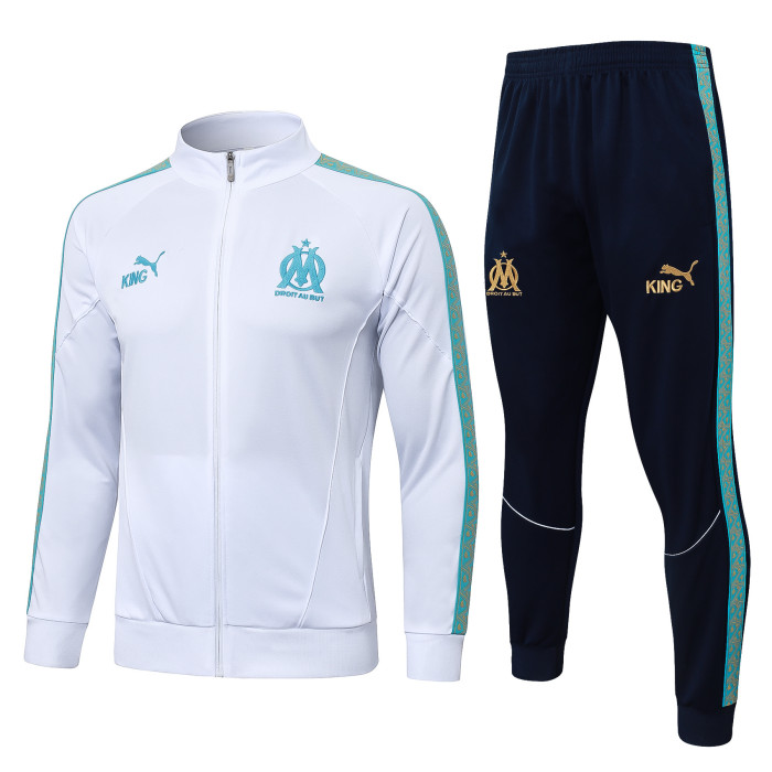25-26 Marseille White Jacket Tracksuit