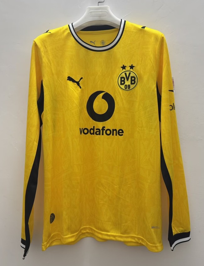 26-27 Dortmund Home Fans Long Sleeve Soccer Jersey (长袖)