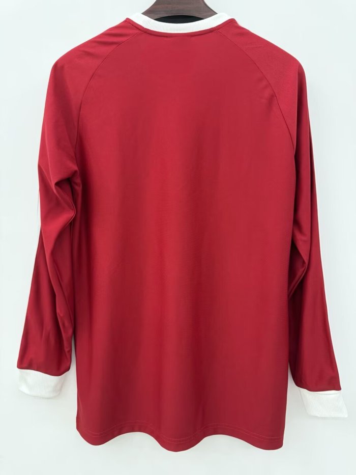 26-27 Man Utd Red Fans Long Sleeves Training shirts