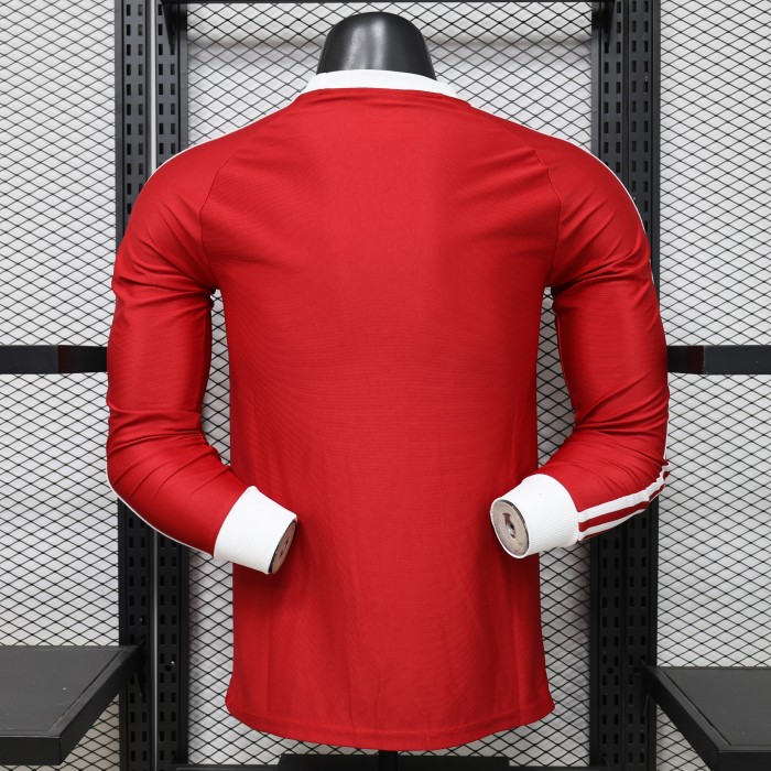 26-27 Man Utd Red Long Sleeve Player Version Soccer Jersey (长袖球员)