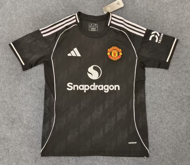 26-27 Man Utd Black Special Edition Fans Soccer Jersey