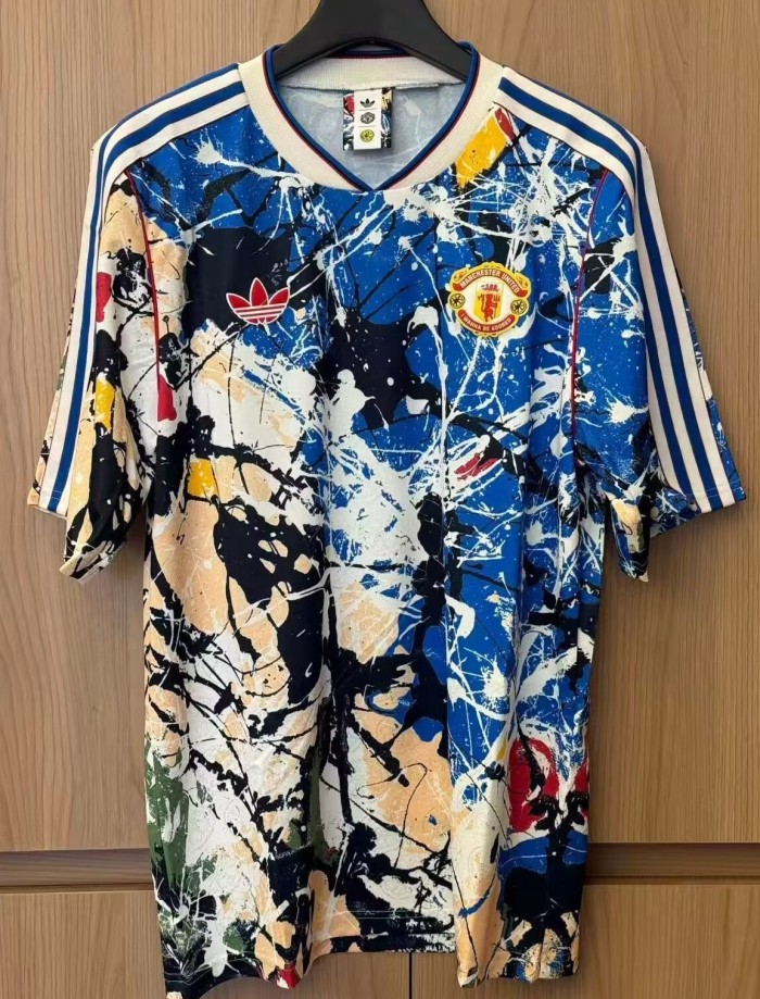 26-27 Man Utd Blue Joint Edition Fans Training shirts