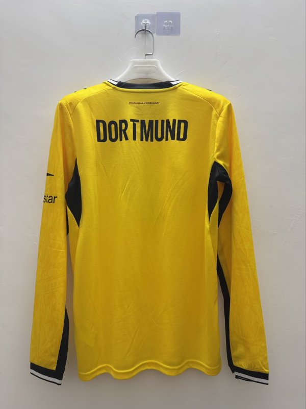 26-27 Dortmund Home Fans Long Sleeve Soccer Jersey (长袖)
