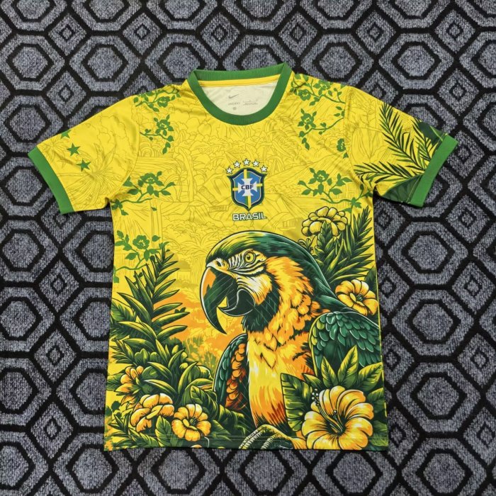25-26 Brazil Yellow Special Edition Training shirts 金刚鹦鹉