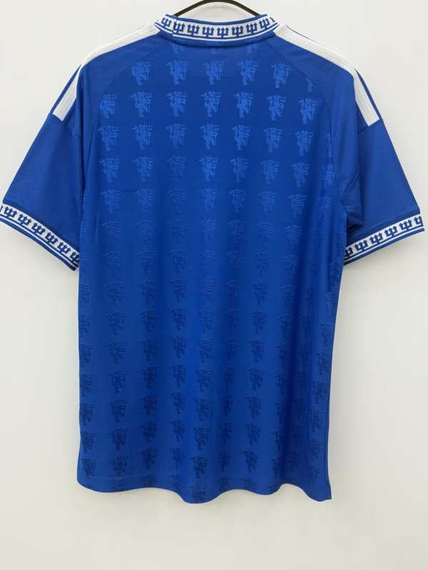 25-26 Man Utd Blue Special Edition Fans Soccer Jersey