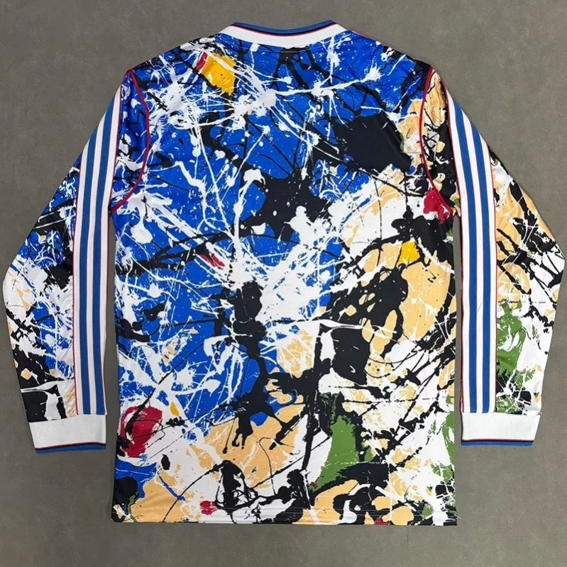 26-27 Man Utd Blue Joint Edition Fans Long Sleeves Training shirts
