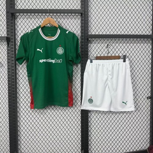 26-27 Palmeiras Home Kids Soccer Jersey