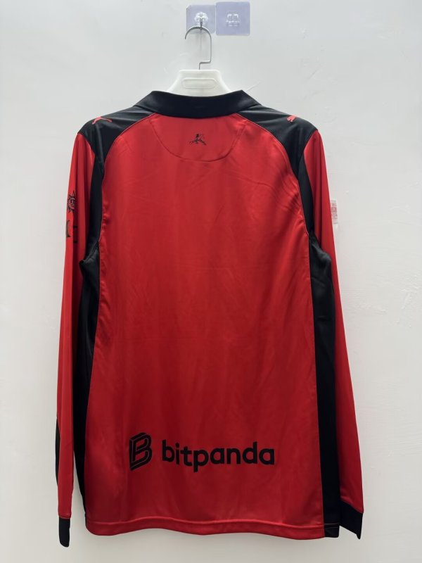 25-26 ACM Fourth Red Long Sleeve Soccer Jersey (长袖)