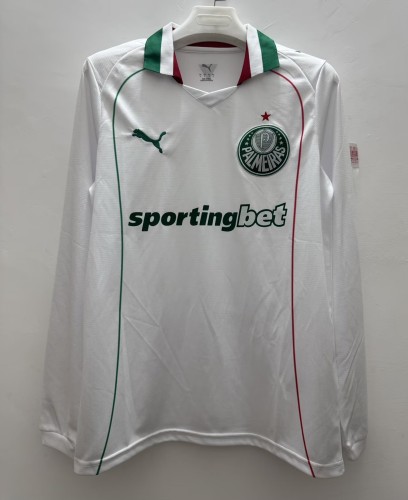 26-27 Palmeiras Away Fans Long Sleeves Soccer Jersey