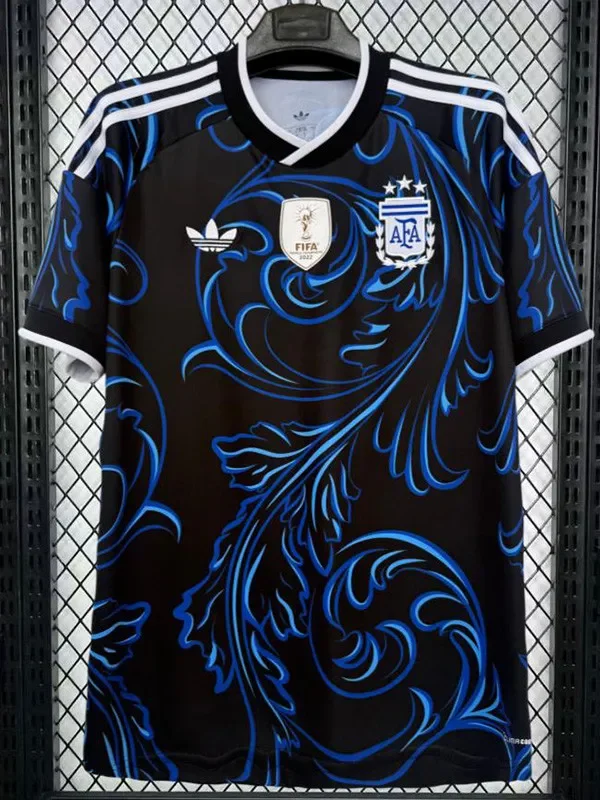 26-27 Argentina Away Fans Soccer Jersey(带胸前盾）