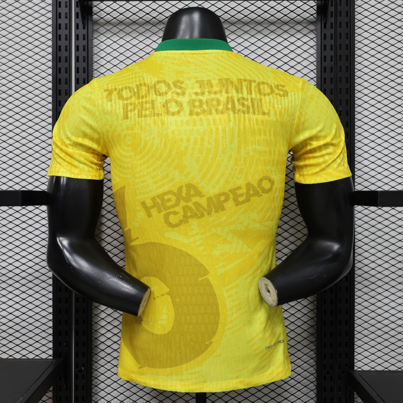 26-27 Brazil Special Edition Player Version Soccer Jersey