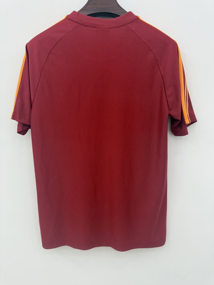 25-26 Roma Red Fans Soccer Jersey