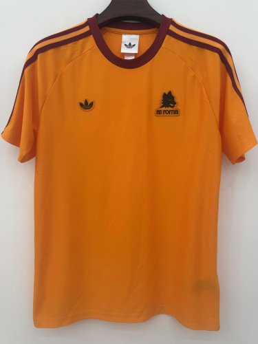 25-26 Roma Orange Fans Soccer Jersey