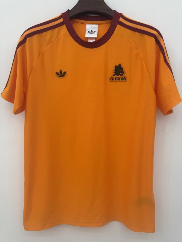 25-26 Roma Orange Fans Soccer Jersey