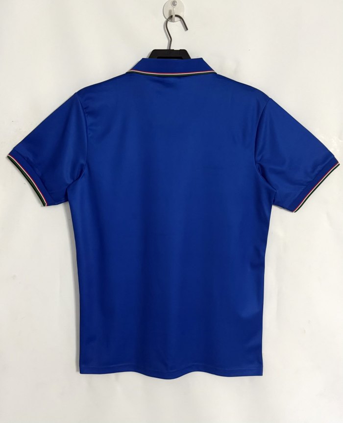 1990 Italy Home Retro Soccer Jersey