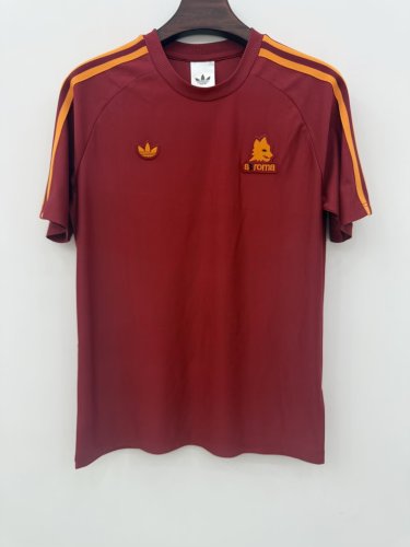 25-26 Roma Red Fans Soccer Jersey