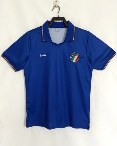 1990 Italy Home Retro Soccer Jersey