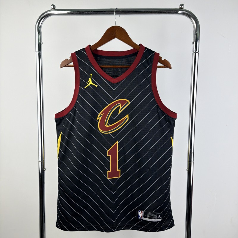 21-22 Cleveland Cavaliers HARDEN #1 Stripe Top Quality NBA Jersey
