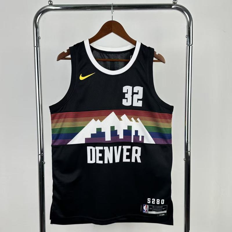 25-26 Nuggets GORDON #32 Black City Edition Top Quality Hot Pressing NBA Jersey