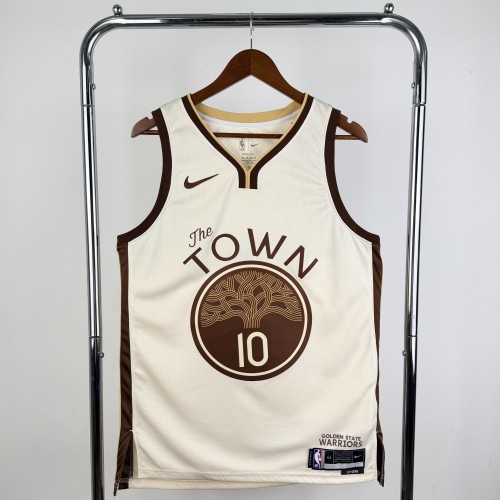25-26 WARRIORS BUTLERIII #10 Beige Top Quality Hot Pressing NBA Jersey