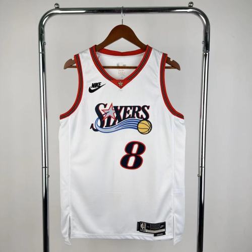 25-26 76ERS GEORGE #8 White Top Quality NBA Jersey