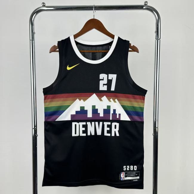 25-26 Nuggets MURRAY #27 Black City Edition Top Quality Hot Pressing NBA Jersey