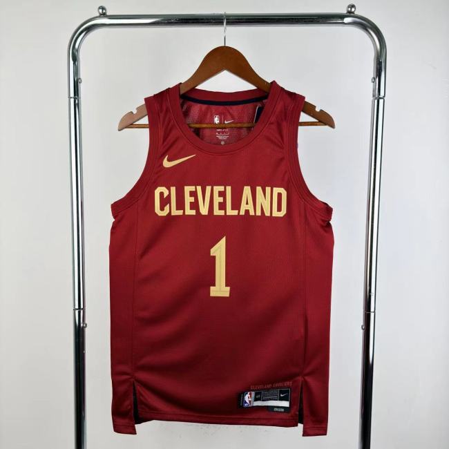 22-23 Cleveland Cavaliers HARDEN #1 Red Top Quality Hot Pressing NBA Jersey
