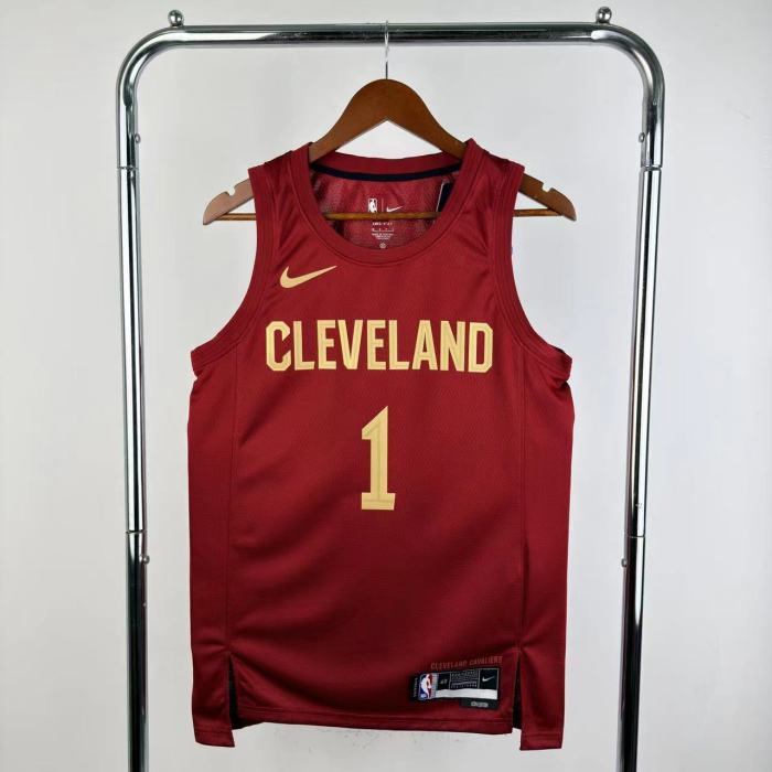 22-23 Cleveland Cavaliers HARDEN #1 Red Top Quality Hot Pressing NBA Jersey