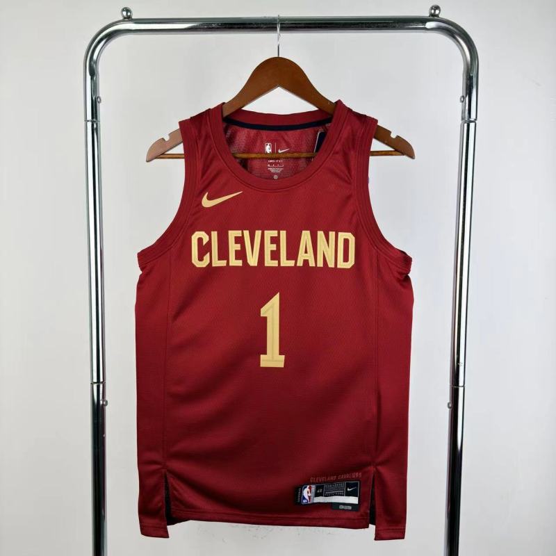 22-23 Cleveland Cavaliers HARDEN #1 Red Top Quality Hot Pressing NBA Jersey