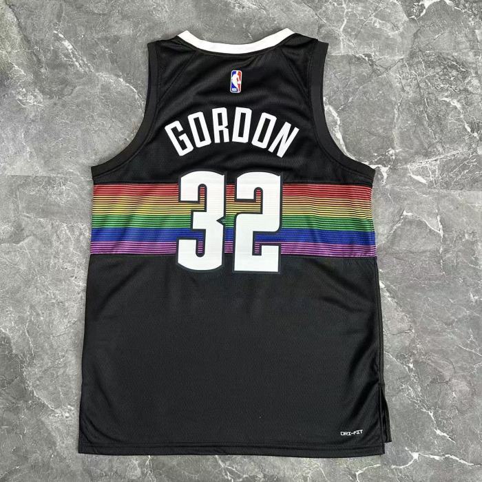 25-26 Nuggets GORDON #32 Black City Edition Top Quality Hot Pressing NBA Jersey