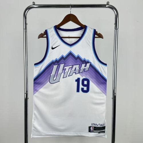 25-26 JAZZ BAILEY #19 White Top Quality Hot Pressing NBA Jersey