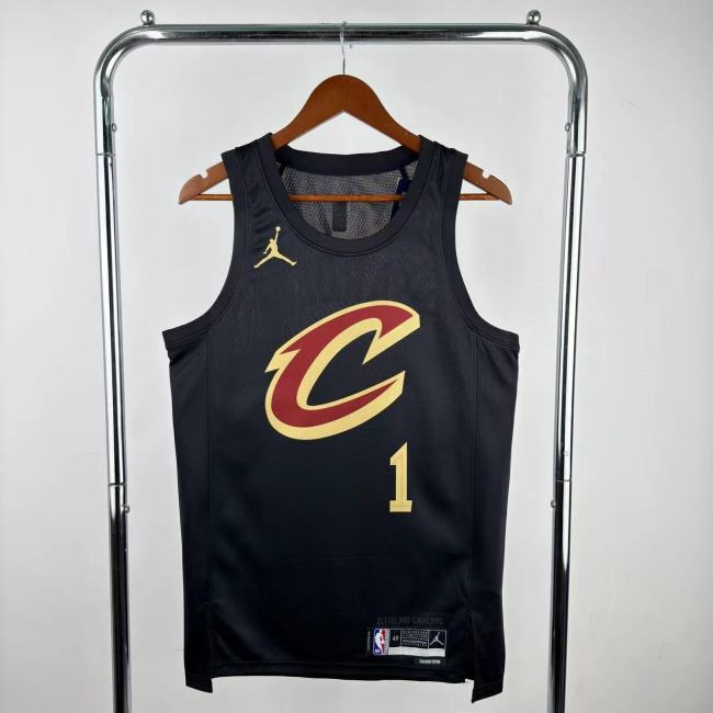 22-23 Cleveland Cavaliers HARDEN #1 Black Top Quality Hot Pressing NBA Jersey (Trapeze Edition)