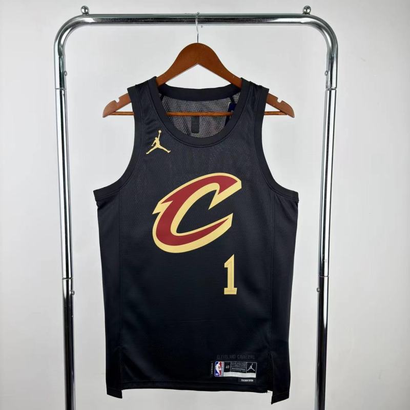 22-23 Cleveland Cavaliers HARDEN #1 Black Top Quality Hot Pressing NBA Jersey (Trapeze Edition)