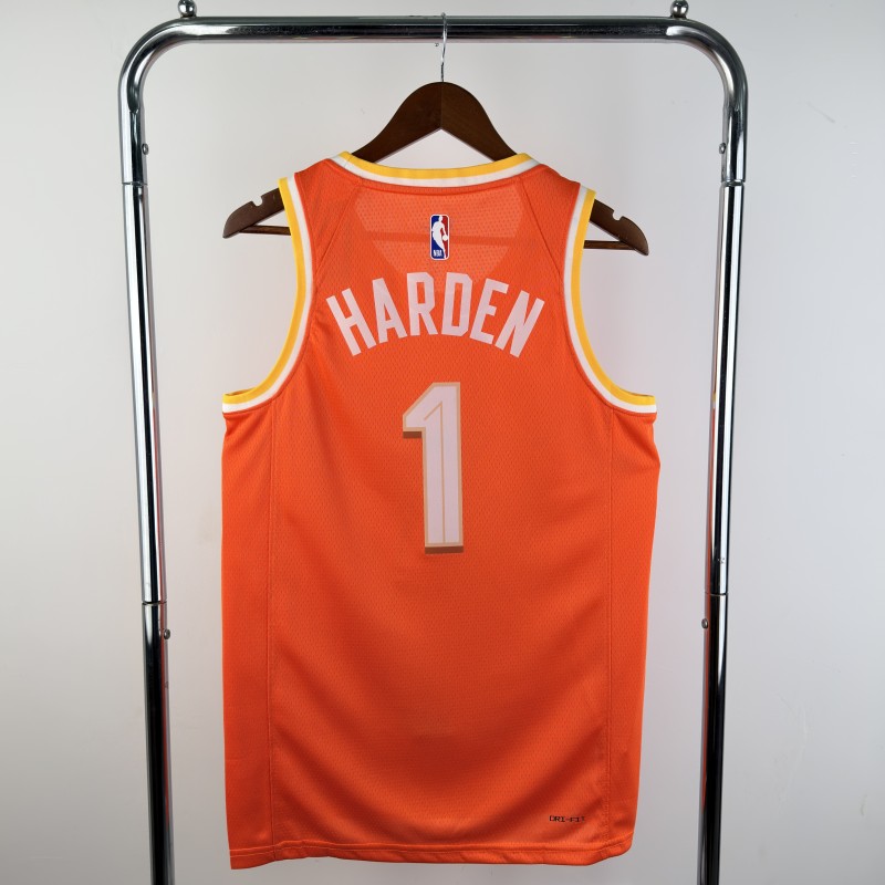 25-26 Cleveland Cavaliers HARDEN #1 orange Top Quality NBA Jersey