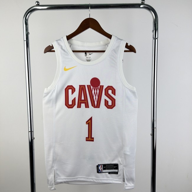 22-23 Cleveland Cavaliers HARDEN #1 White Top Quality Hot Pressing NBA Jersey
