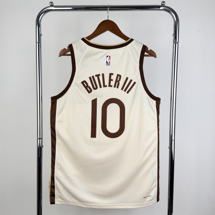 25-26 WARRIORS BUTLERIII #10 Beige Top Quality Hot Pressing NBA Jersey