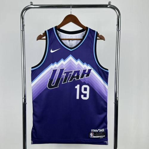 25-26 JAZZ BAILEY #19 Purple Top Quality Hot Pressing NBA Jersey